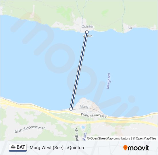 BAT Ferry Line Map