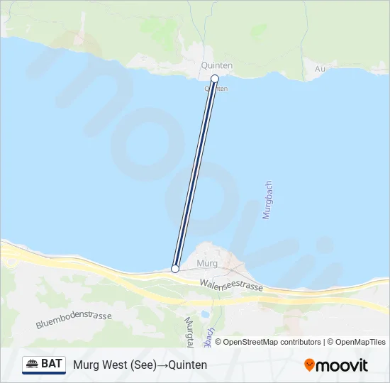 BAT Ferry Line Map