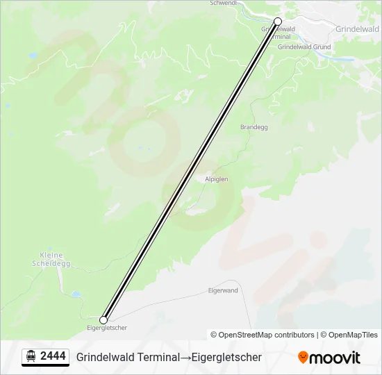 Seilbahnlinie 2444 Karte