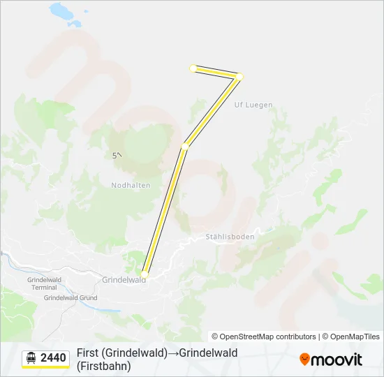 2440 Cable Car Line Map