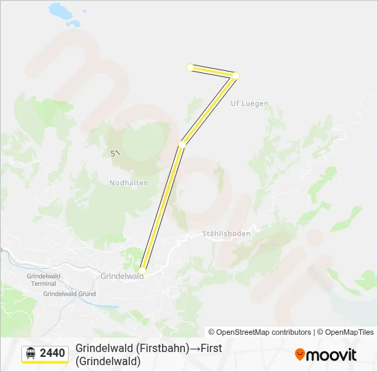 2440 Cable Car Line Map