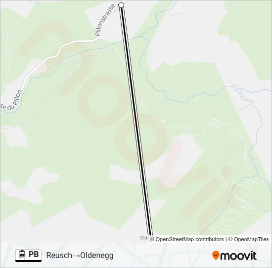 PB Cable Car Line Map