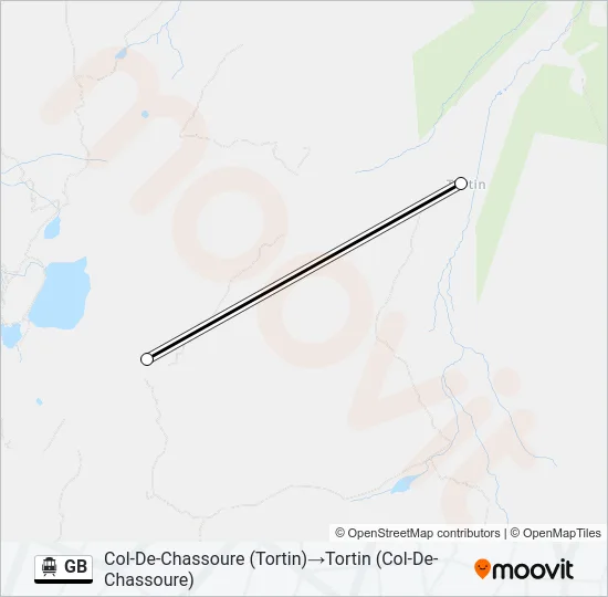 GB Cable Car Line Map