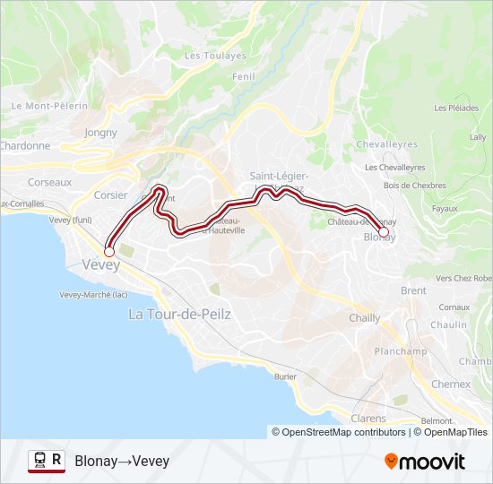 R Train Line Map