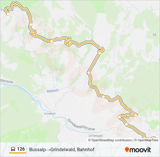 126  Line Map