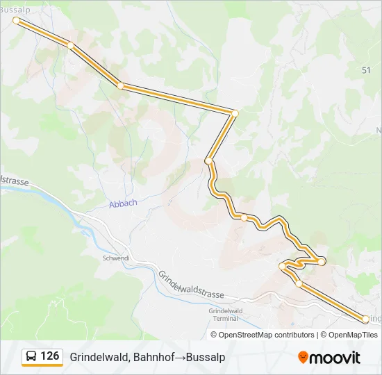 126  Line Map