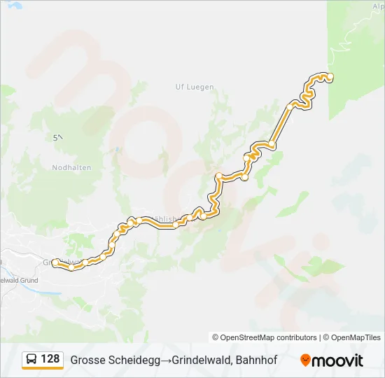 128  Line Map