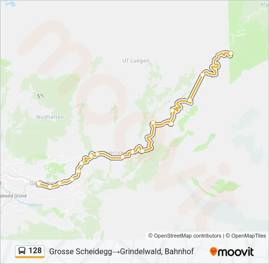 128  Line Map