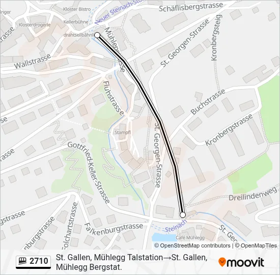 2710 Funicular Line Map