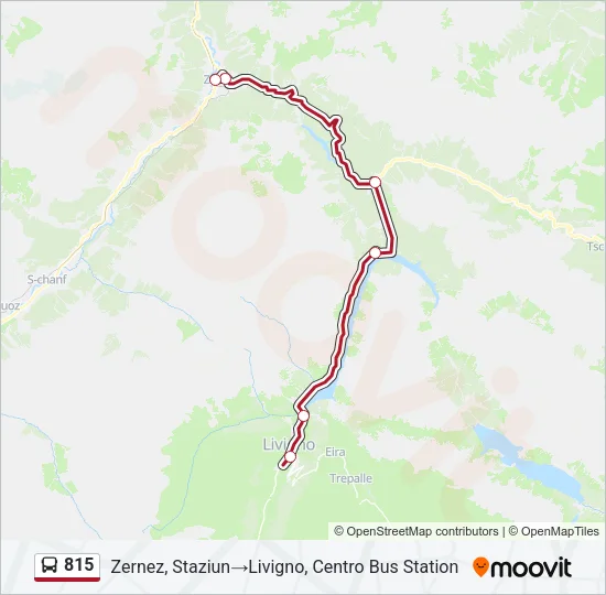 815 Bus Line Map