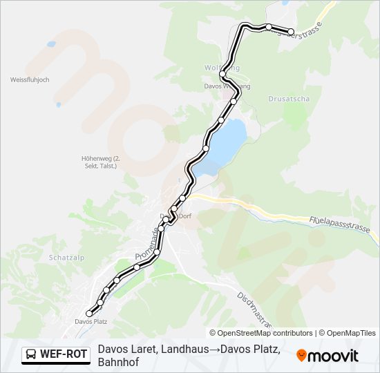 WEF-ROT Bus Line Map