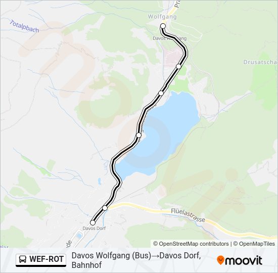 WEF-ROT Bus Line Map