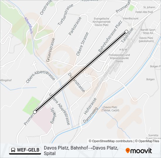 WEF-GELB Bus Line Map
