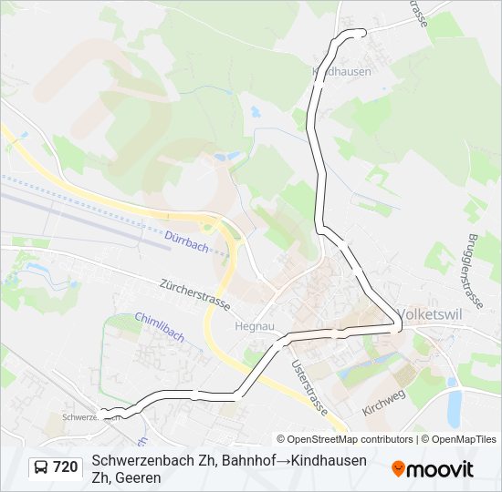 720 Bus Line Map