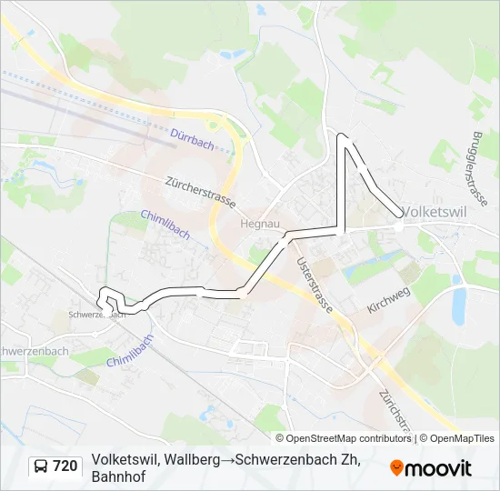 720 Bus Line Map