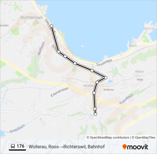 176 Bus Line Map