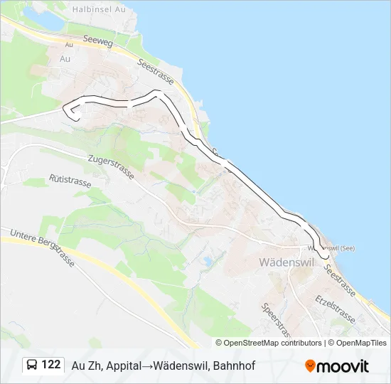 122 Bus Line Map