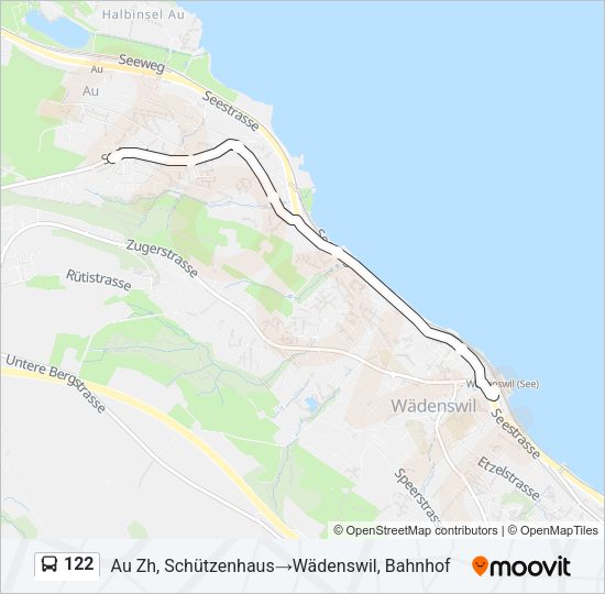122 Bus Line Map