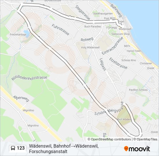 123 Bus Line Map