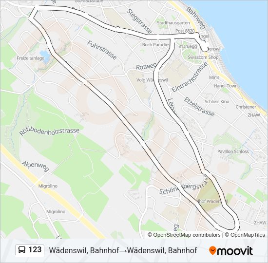 123 Bus Line Map