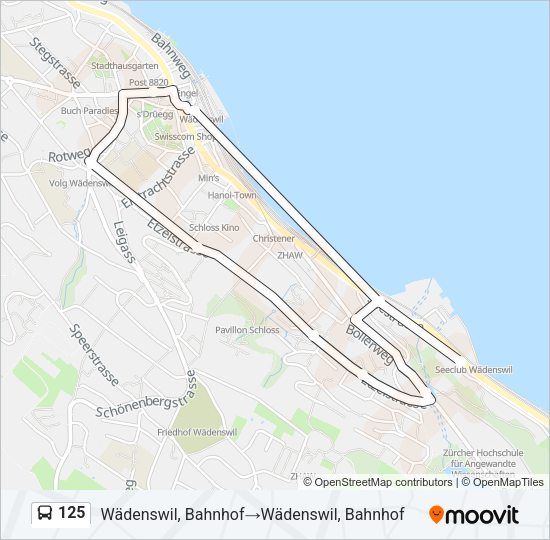 125 Bus Line Map