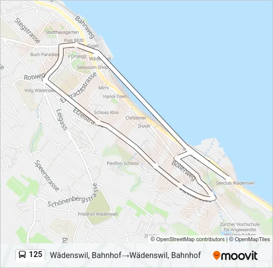 125 Bus Line Map