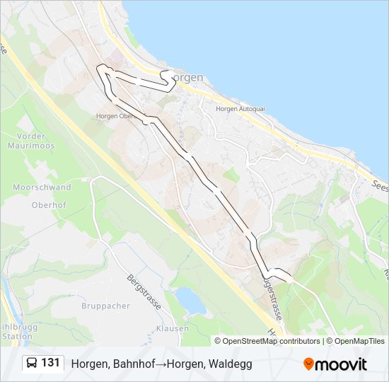 131 Bus Line Map