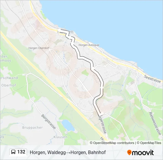 132 Bus Line Map