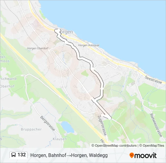 132 Bus Line Map