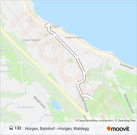 132 Bus Line Map