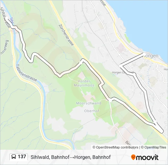 137 Bus Line Map