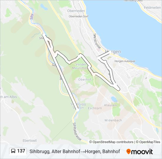 137 Bus Line Map