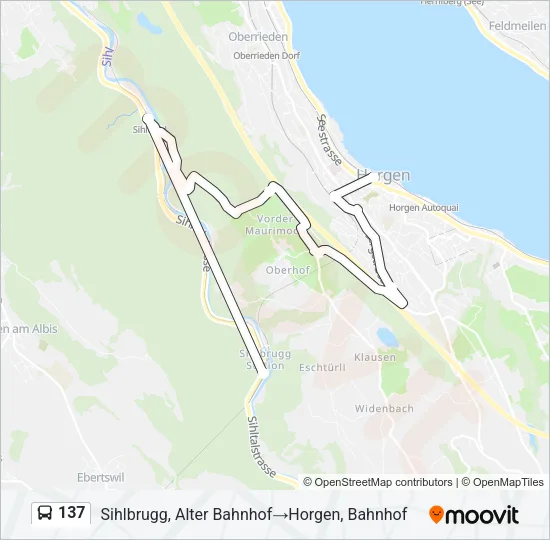 137 Bus Line Map