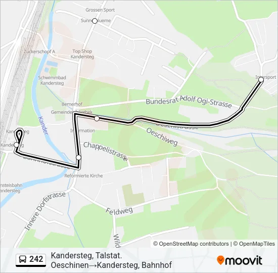 242 Bus Line Map