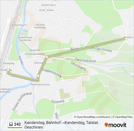 242 Bus Line Map