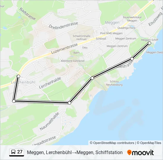 27 Bus Line Map