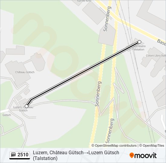 2510 Funicular Line Map