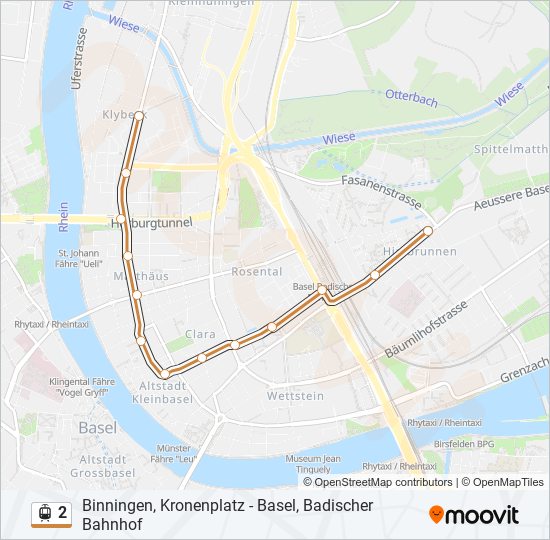 2 light rail Line Map