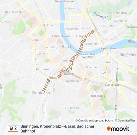 2 Light Rail Line Map