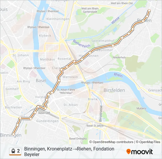 2 Light Rail Line Map