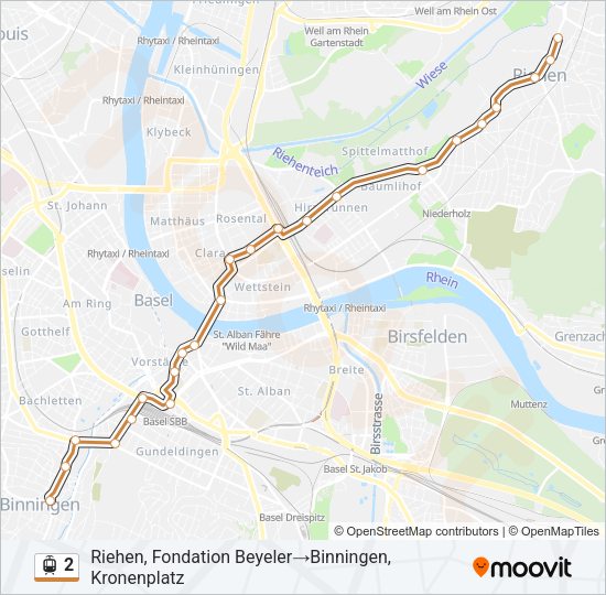 2 Light Rail Line Map