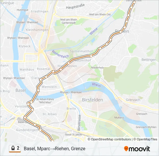 2 Light Rail Line Map