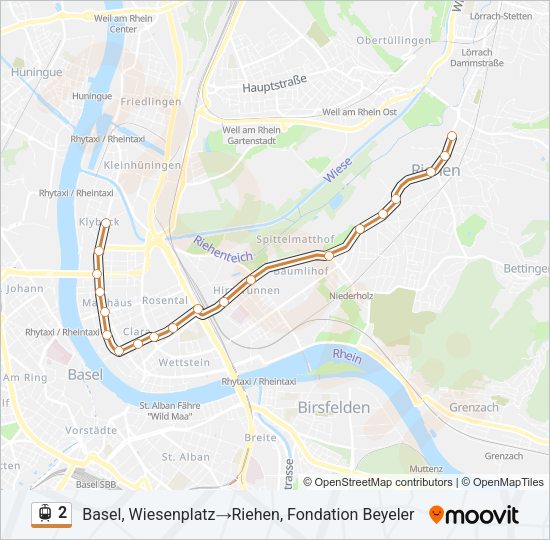 2 Light Rail Line Map
