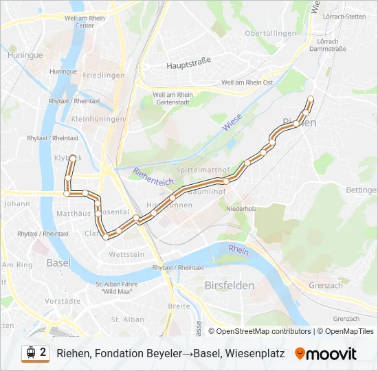 2 Light Rail Line Map
