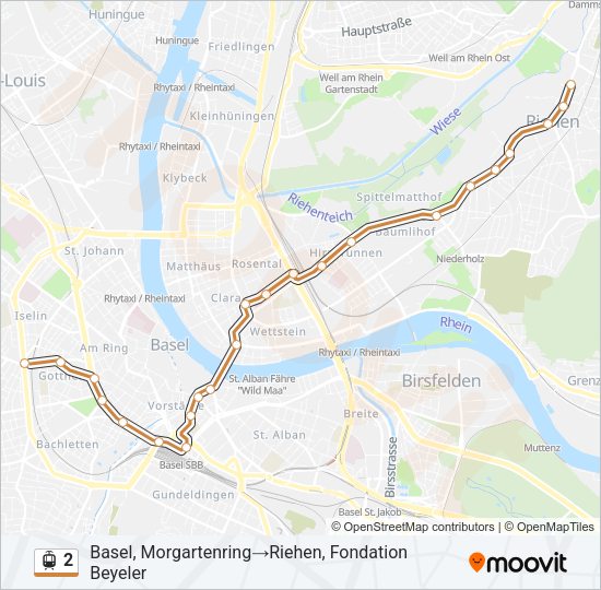 2 Light Rail Line Map