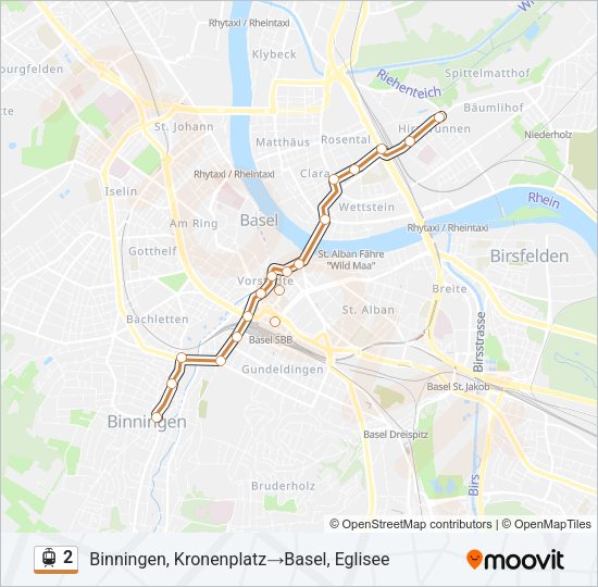 2 Light Rail Line Map