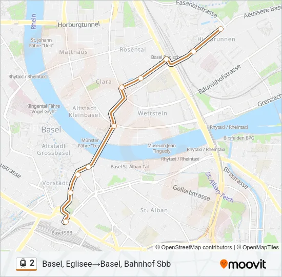 2 Light Rail Line Map