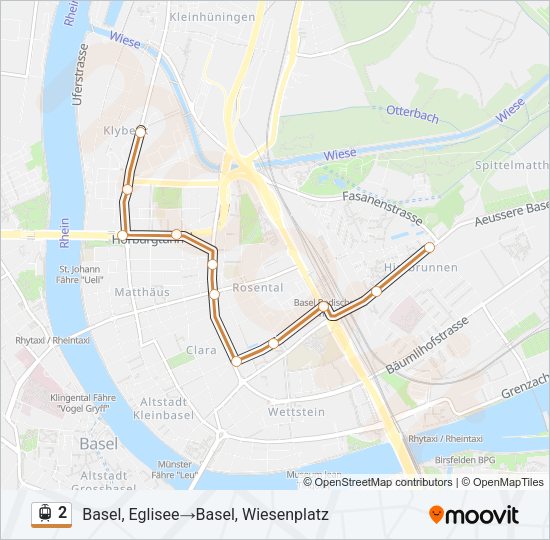 2 Light Rail Line Map
