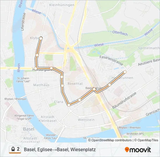 2 Light Rail Line Map