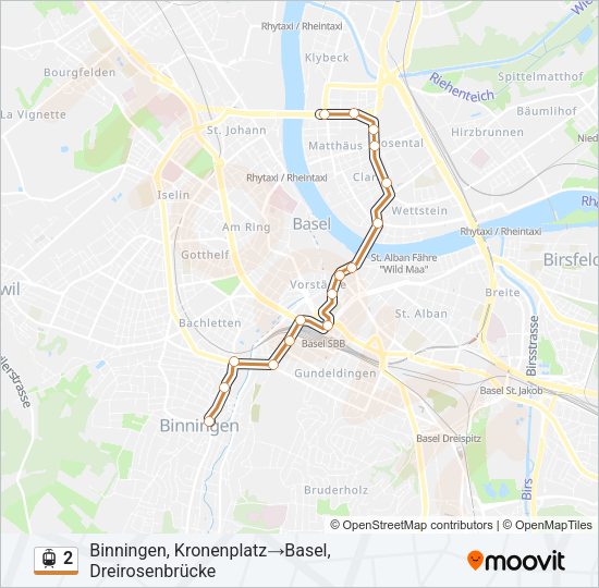 2 Light Rail Line Map